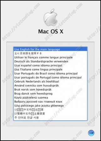 MAC-OSX-07: Chọn ngôn ngữ