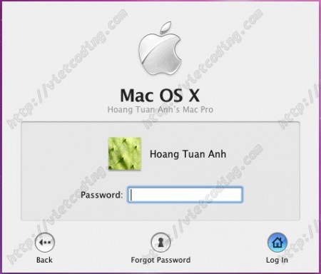 MAC-OSX-28: Login screen